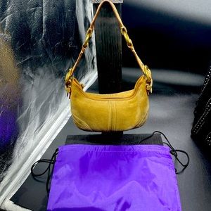 Coach Mini Suede Shoulder Bag